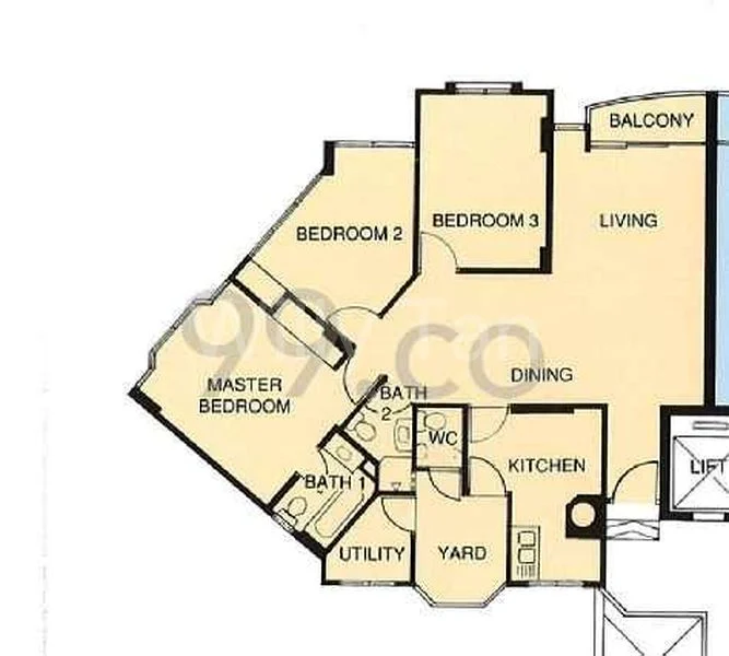 Master Room (Condo) for Rent in  West Bay Condominium - Image 8