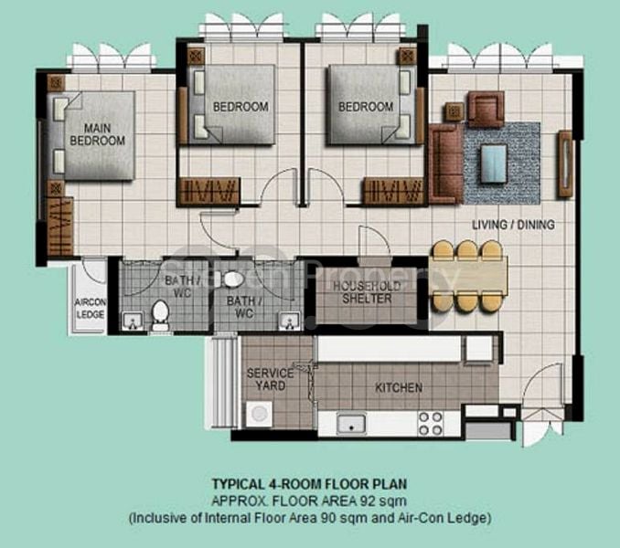 Common Room (HDB) for Rent in  317B Yishun Avenue 9 - Image 3