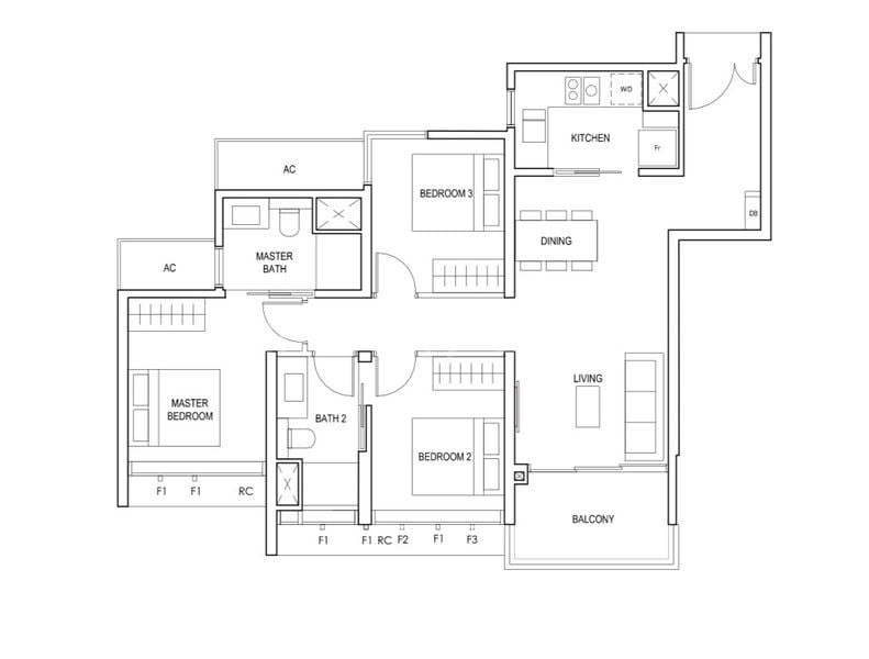 3 Bed Apartment (Condo) for Rent in  Penrose - Image 7