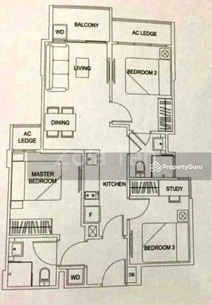 3 Bed Apartment (Condo) for Rent in  Hills Twoone - Image 15