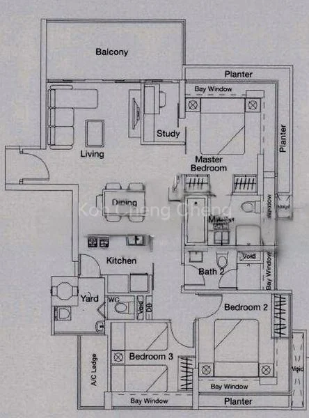 3 Bed Apartment (Condo) for Sale in  Platinum Edge - Image 9
