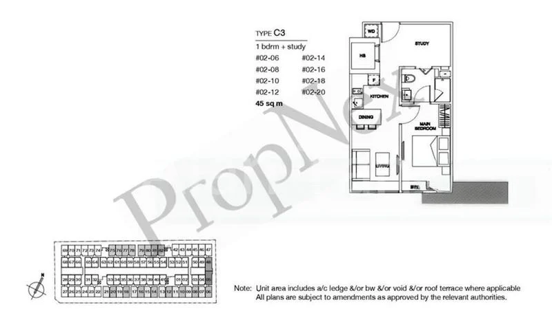 1 Bed Condo for Sale in  The Promenade @ Pelikat - Image 11