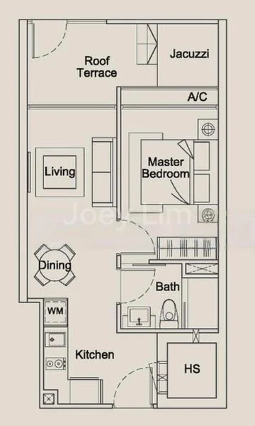 1 Bed Condo for Rent in  Urban Lofts - Image 8
