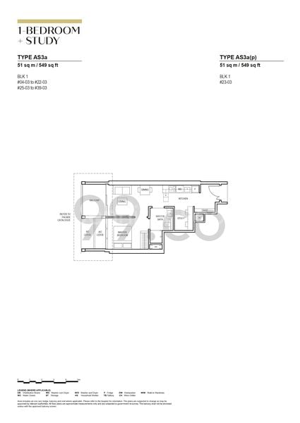 1+1 Bed Apartment (Condo) for Sale in  Canninghill Piers / Canninghill Square - Image 11
