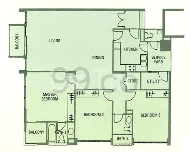 3 Bed Condo for Sale in  Meralodge - Image 6