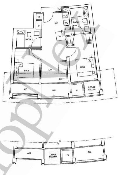 2 Bed Apartment (Condo) for Sale in  One Pearl Bank - Image 14