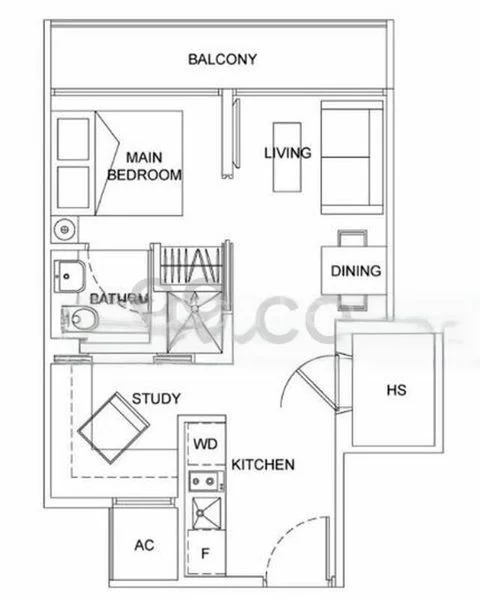 1+1 Bed Condo for Sale in  Ness - Image 16