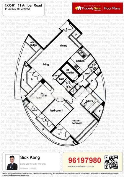 3 Bed Apartment (Condo) for Rent in  11 Amber Road - Image 11