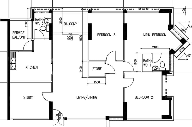 5 Room (5I) HDB for Sale in  126 Bukit Merah View - Image 9