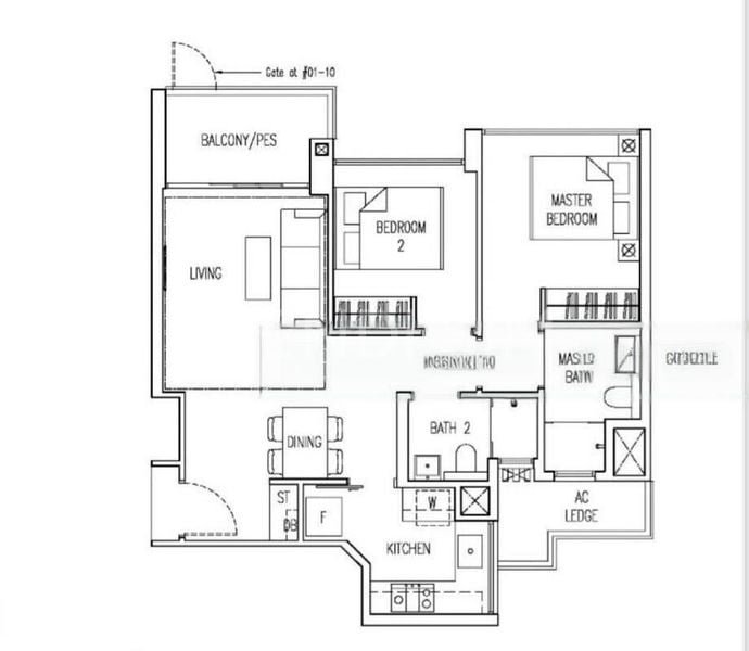 2 Bed Executive Condo for Sale in  Parc Life - Image 10