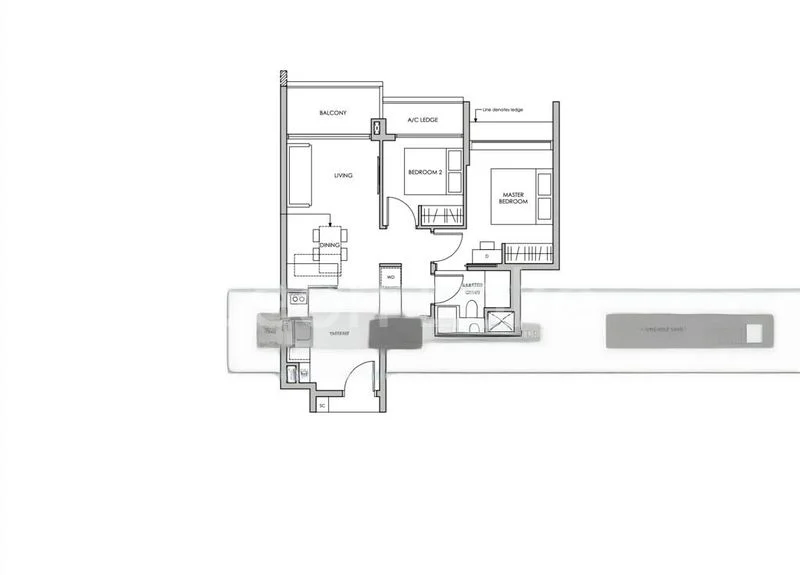 2 Bed Condo for Rent in  Pasir Ris Drive 8 - Image 6