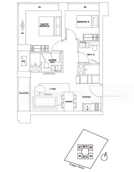 2 Bed Condo for Sale in  Skysuites @ Anson - Image 8