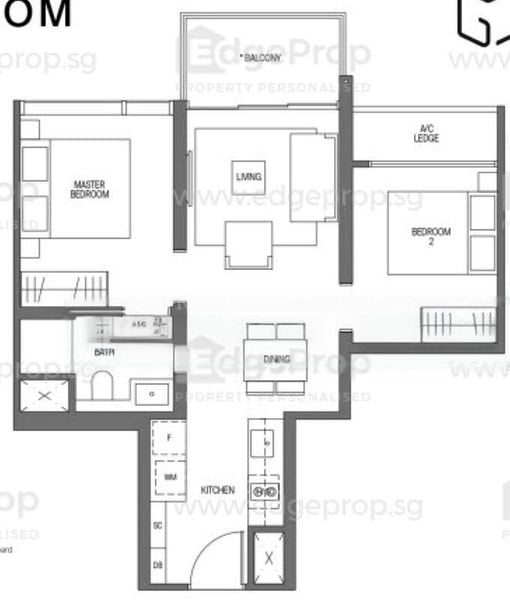 2 Bed Condo for Sale in  Midtown Modern - Image 4