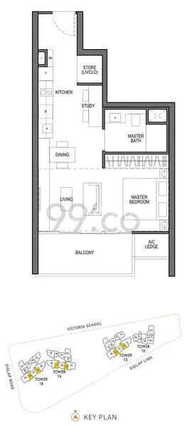 Studio Apartment (Condo) for Sale in  Seaside Residences - Image 12