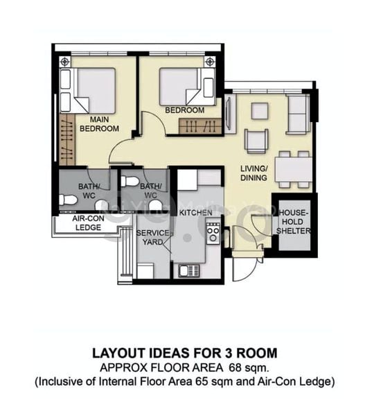 3 Room (3A) HDB for Sale in  785B Woodlands Rise - Image 16