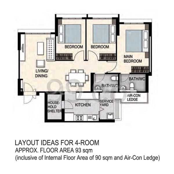 Common Room (HDB) for Rent in  121D Canberra Street - Image 4