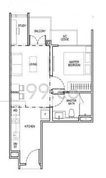 1+1 Bed Condo for Sale in  The Tapestry - Image 5