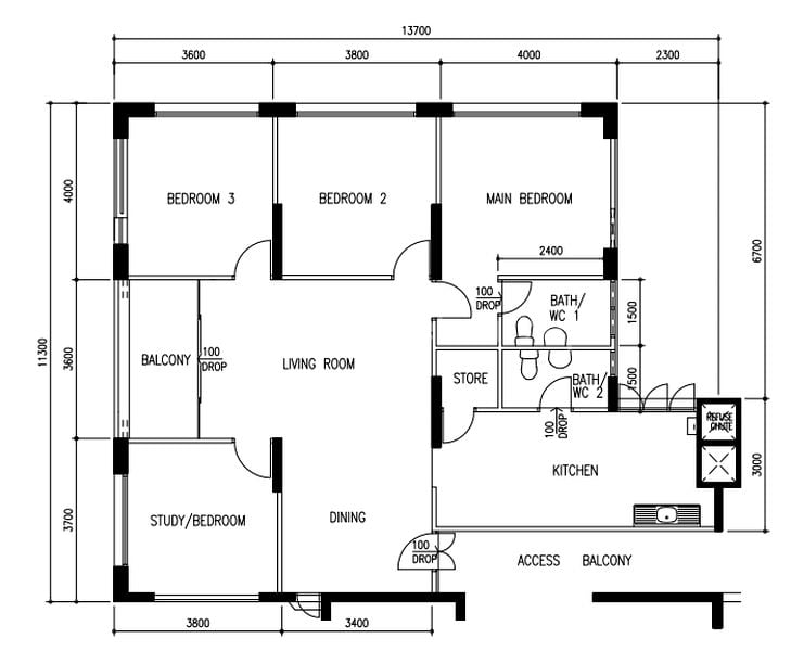 5 Room (5I) HDB for Sale in  163 Bishan Street 13 - Image 14