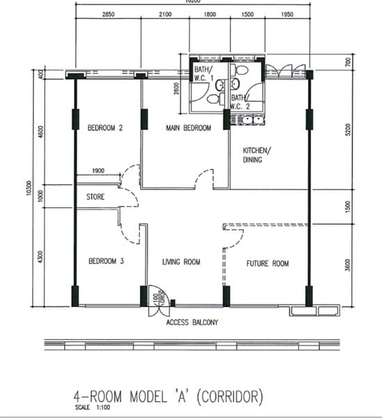 4 Room (4A) HDB for Sale in  517 Pasir Ris Street 52 - Image 5
