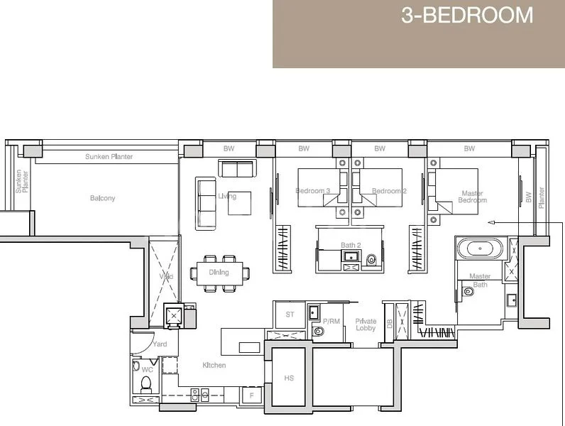 3 Bed Condo for Sale in  Nouvel 18 - Image 14