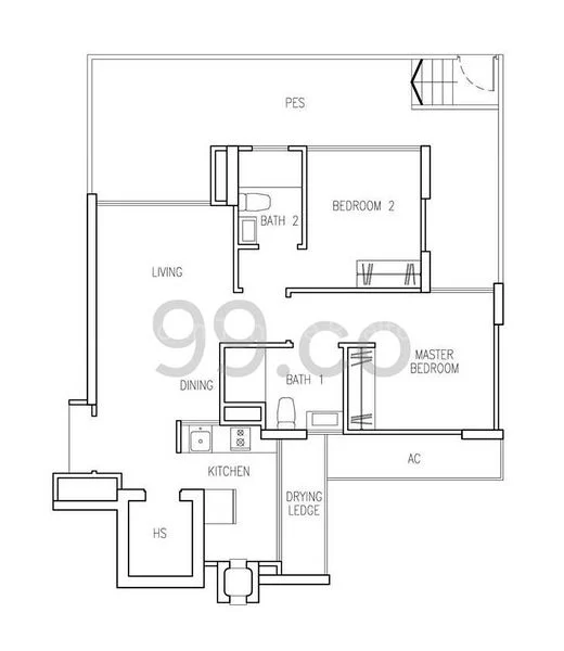 2 Bed Condo for Sale in  A Treasure Trove - Image 14