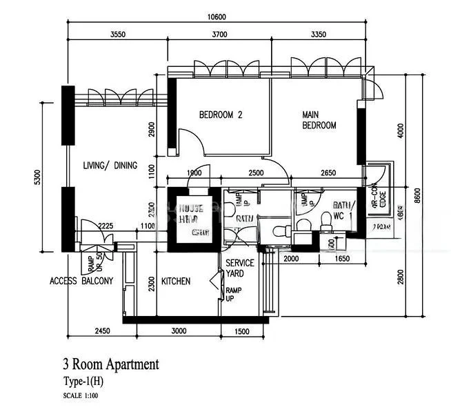 3 Room (3A) HDB for Sale in  20 Teban Gardens Road - Image 14