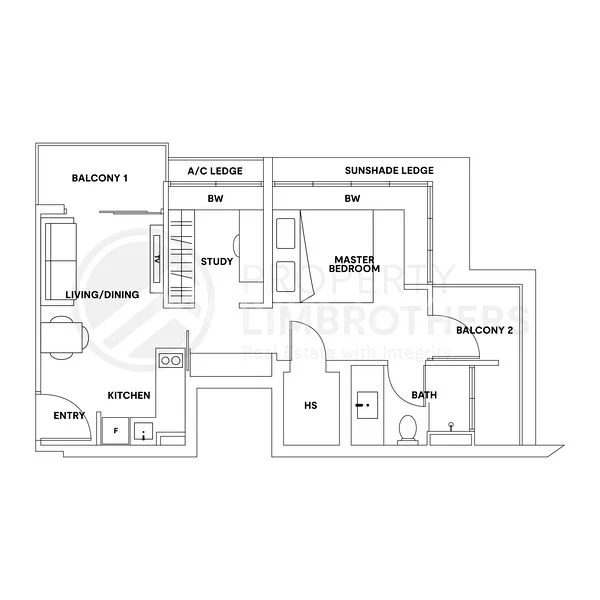 2 Bed Apartment (Condo) for Sale in  Newton Edge - Image 16