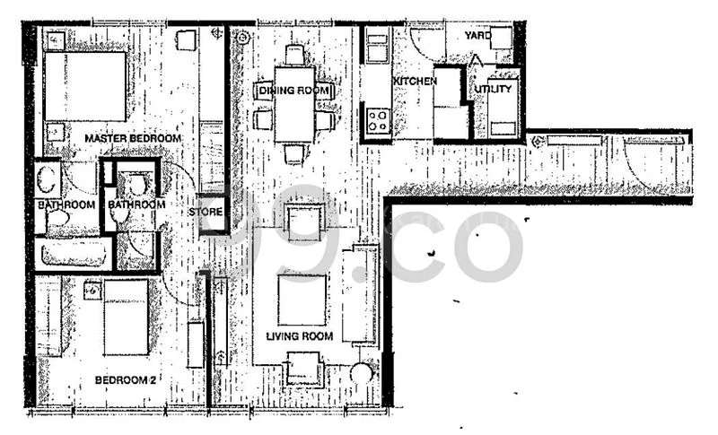 2 Bed Apartment (Condo) for Rent in  The Paterson Edge - Image 14