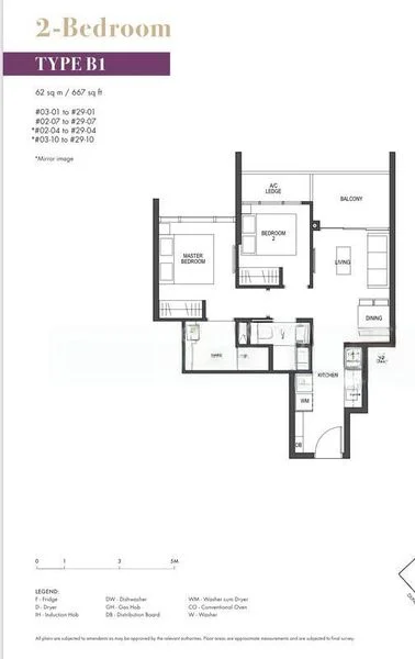 2 Bed Condo for Sale in  Pullman Residences Newton - Image 4