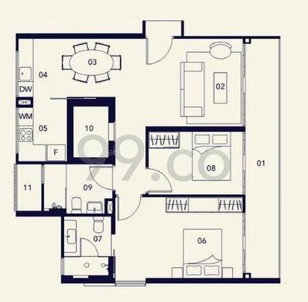 2 Bed Apartment (Condo) for Sale in  Hijauan - Image 8