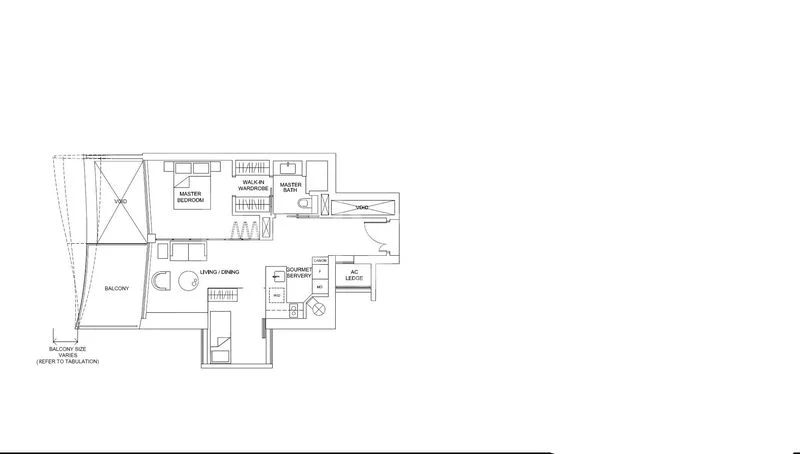 2 Bed Apartment (Condo) for Rent in  Marina One Residences - Image 26