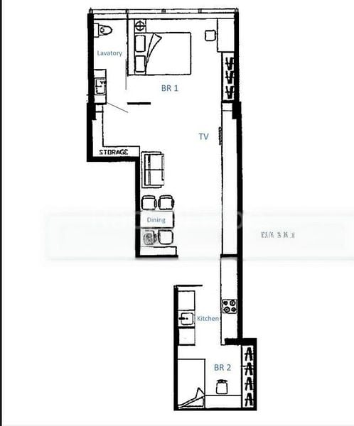 2 Bed Apartment (Condo) for Rent in  High Street Centre - Image 5