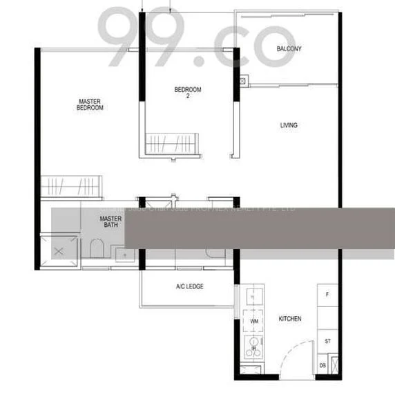 2 Bed Condo for Sale in  Daintree Residence - Image 41
