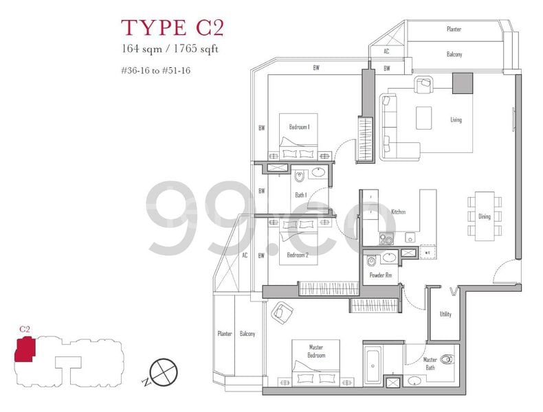 3 Bed Apartment (Condo) for Sale in  V On Shenton - Image 8