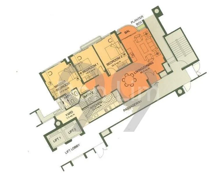 4 Bed Apartment (Condo) for Rent in  Ritz Mansion - Image 14