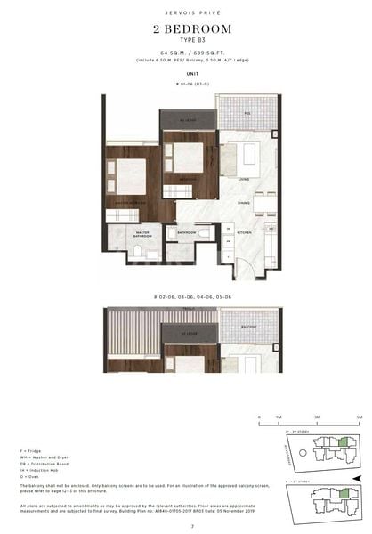 2 Bed Apartment (Condo) for Sale in  Jervois Privé - Image 9