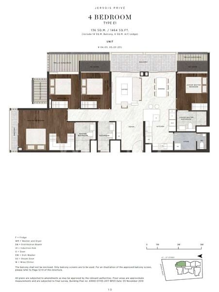 3+1 Bed Apartment (Condo) for Sale in  Jervois Privé - Image 10