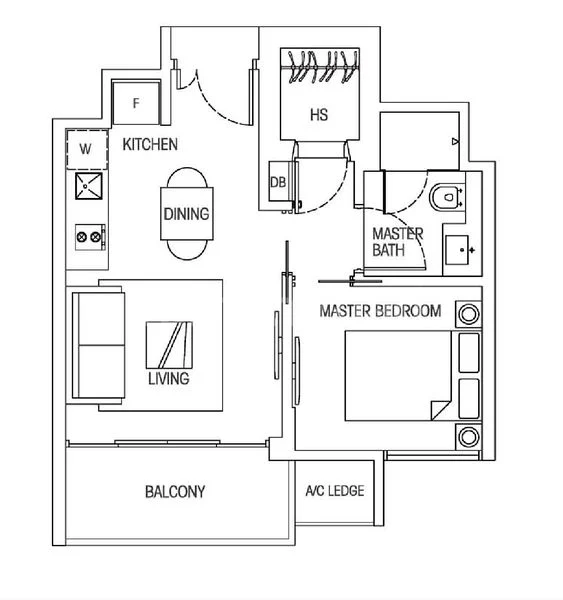 1 Bed Condo for Sale in  Hedges Park Condominium - Image 7