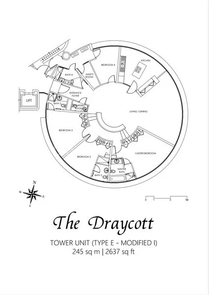 4 Bed Apartment (Condo) for Sale in  The Draycott - Image 9