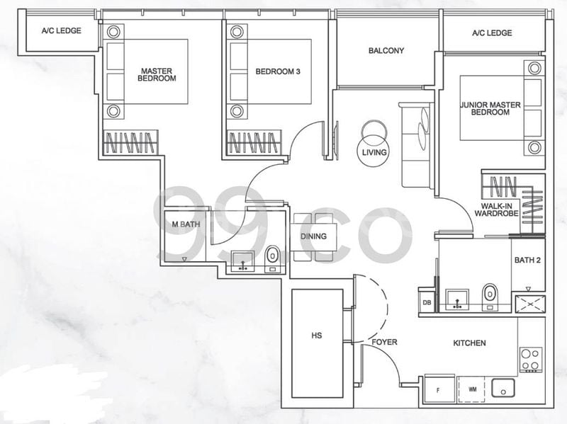 1 Bed Apartment (Condo) for Rent in  Zyanya - Image 10