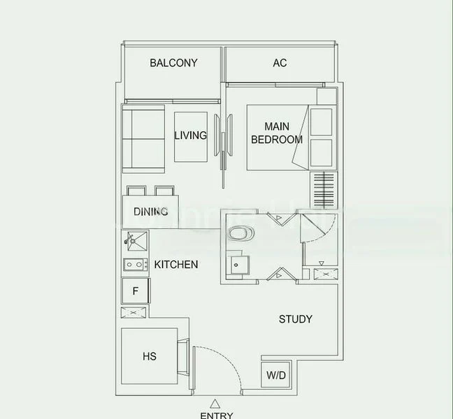 1+1 Bed Apartment (Condo) for Rent in  The Octet - Image 13