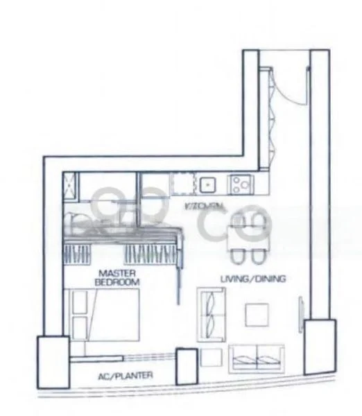 1 Bed Apartment (Condo) for Rent in  The Sail @ Marina Bay - Image 6