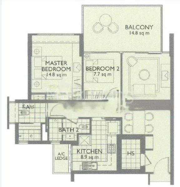 2 Bed Apartment (Condo) for Rent in  The Pier At Robertson - Image 11