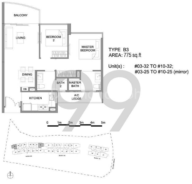 2 Bed Condo for Rent in  Kingsford . Hillview Peak - Image 10