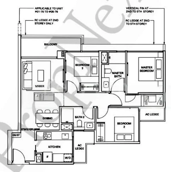 3 Bed Condo for Sale in  The Watergardens At Canberra - Image 16