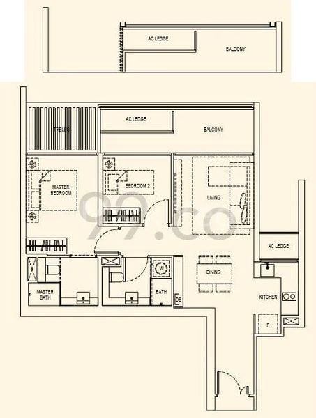 2 Bed Condo for Sale in  Kandis Residence - Image 13