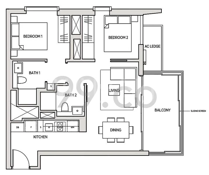 2 Bed Condo for Sale in  Midtown Bay - Image 10