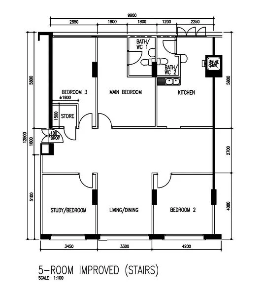 5 Room (5I) HDB for Sale in  242 Bishan Street 22 - Image 15