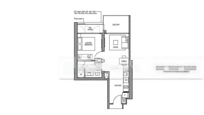 1 Bed Condo for Sale in  Avenue South Residence - Image 11