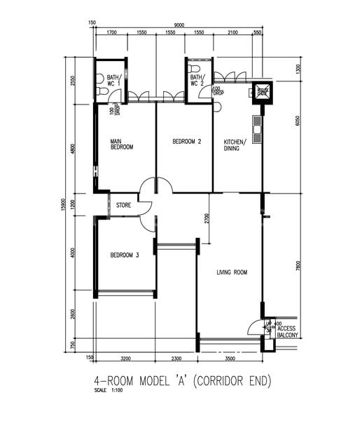 4 Room (4A) HDB for Sale in  270 Yishun Street 22 - Image 11
